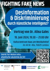 Desinformation & Diskriminierung durch Künstliche Intelligenz? Vortrag von Dr. Alina Gales @ Haus am Westbahnhof